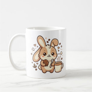 Kawaii Bunny Coffee Clipart Mug