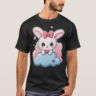 Kawaii Bunny  Cute Chibi Rabbit Art On T-Shirt
