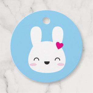 Kawaii Bunny Emotions Favour Tags