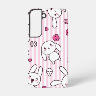 Kawaii Bunny Goth Phone Case – Cute Pink Alt Aesth