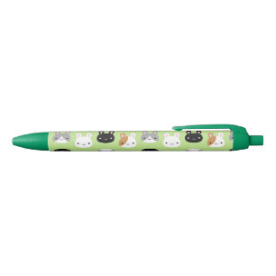 Kawaii Bunny Rabbits Black Ink Pen