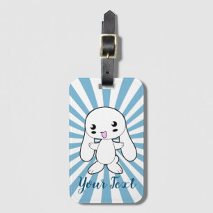 Kawaii Bunny's Hug Custom Luggage Tag
