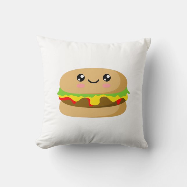 Kawaii Burger Cushion (Front)