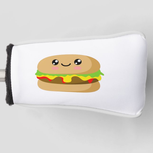 Kawaii Burger Golf Head Cover (Front)