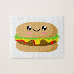 Kawaii Burger Jigsaw Puzzle