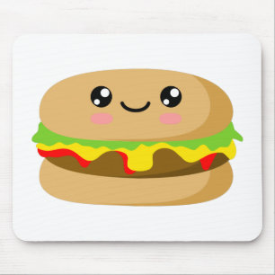 Kawaii Burger Mouse Mat