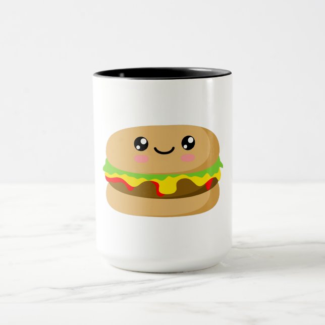 Kawaii Burger Mug (Center)