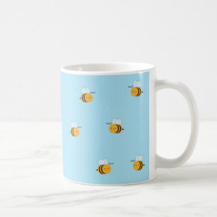 Kawaii Buzzy Bumble Bees Coffee Mug