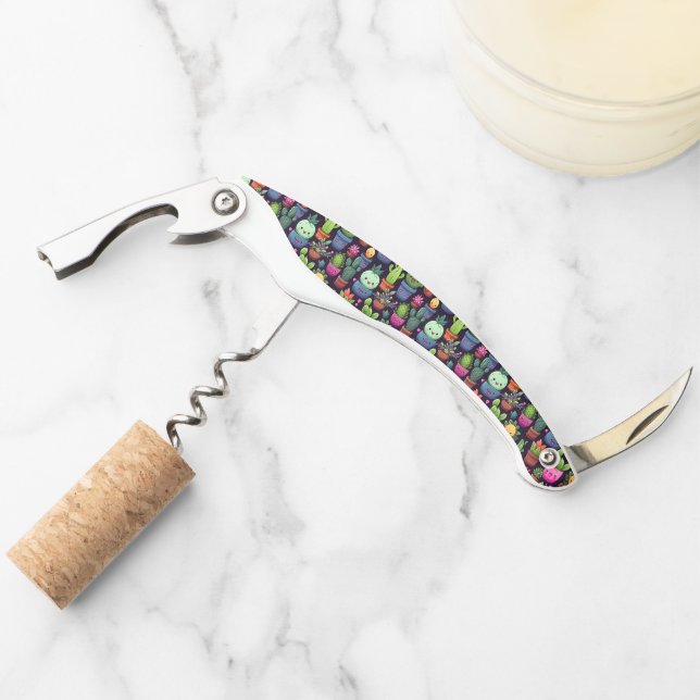 Kawaii Cactus Corkscrew (Front)