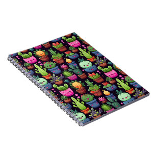 Kawaii Cactus Photo Notebook