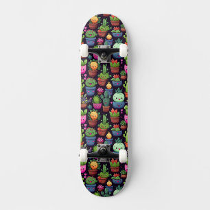 Kawaii Cactus Skateboard