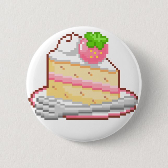 Kawaii Cake Badge (Front)