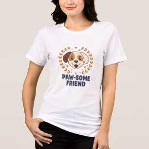 Kawaii Calico Cat Purr-fect Day Floral Aesthetic Tri-Blend Shirt