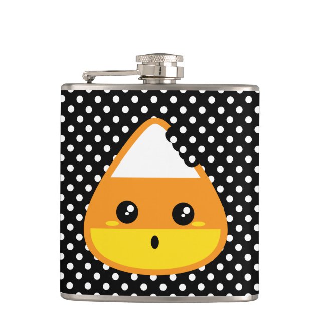 Kawaii Candy Corn Flask (Front)