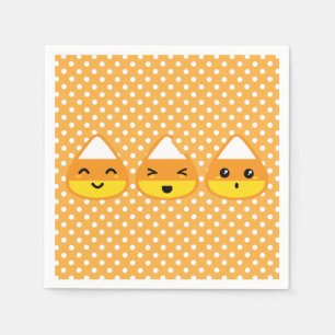 Kawaii Candy Corn Napkins
