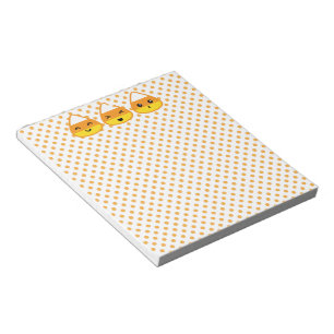 Kawaii Candy Corn Notepad
