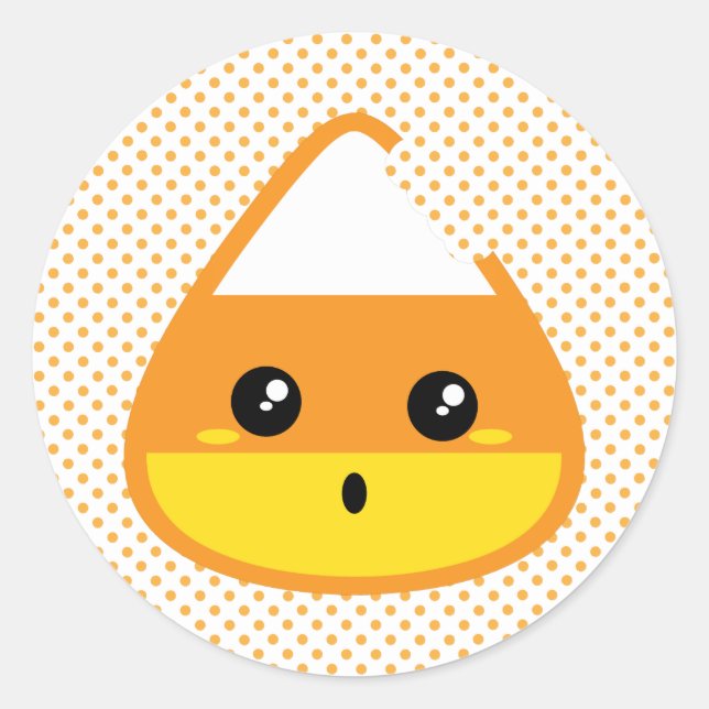 Kawaii Candy Corn Stickers (Front)