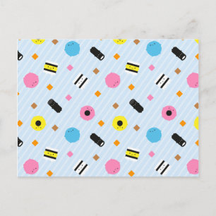 Kawaii Candy Liquorice Allsorts Postcard
