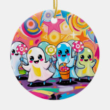 Kawaii Candy Parade  Colourful Cute Cartoon 