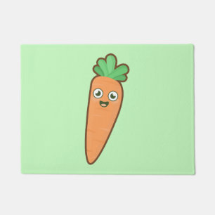 Kawaii Carrot Doormat