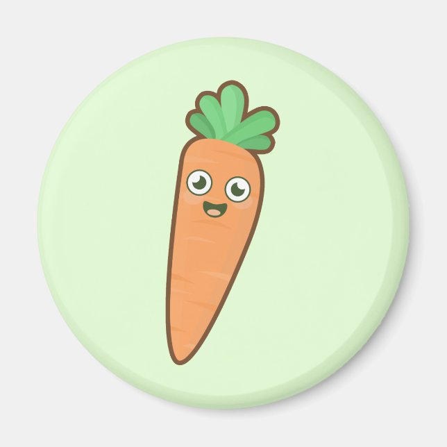 Kawaii Carrot Magnet (Front)