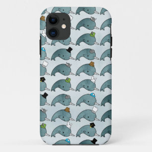 Kawaii Cartoon Grunge Narwhals hats phone case