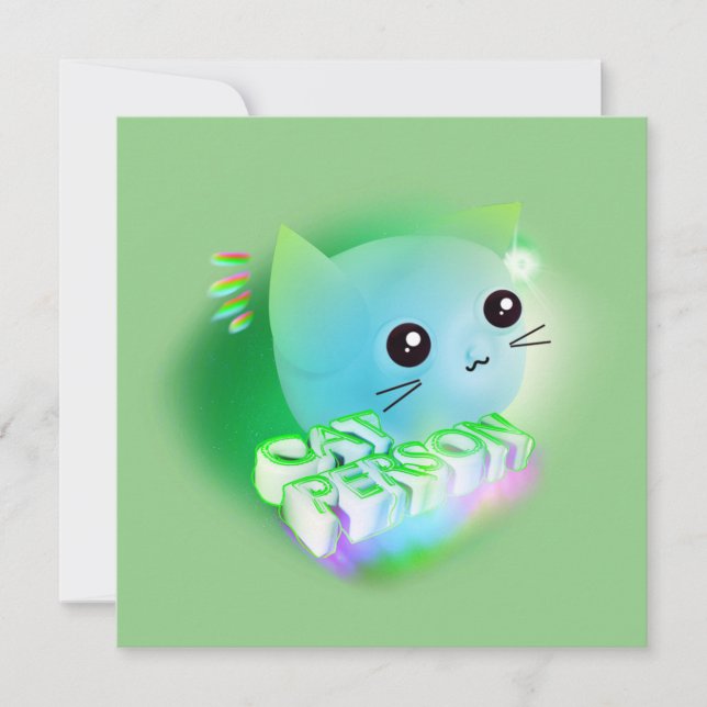 Kawaii Cartoon Kitten (Front)