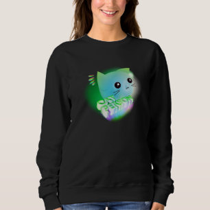 Kawaii Cartoon Kitten Sweatshirt