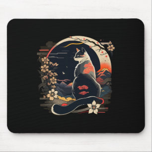 Kawaii Cat Anime Japanese Retro Men Women Kids Fun Mouse Mat