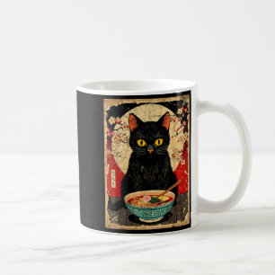 Kawaii Cat Eating Ramen Noodles Funny Anime Gift G Coffee Mug