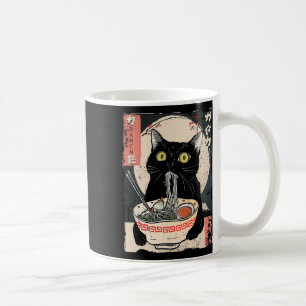 Kawaii Cat Eating Ramen Noodles Funny Anime Gift G Coffee Mug