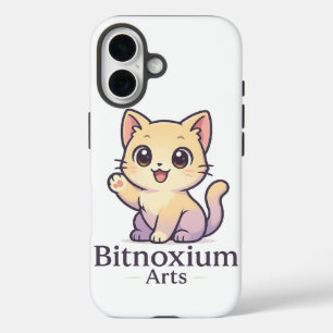 Kawaii Cat in Pocket - Exclusive iPhone Funda 16 Case