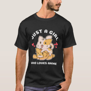Kawaii Cat Neko Anime T-Shirt