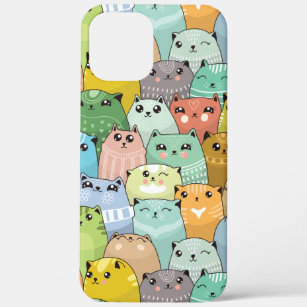 Kawaii Cat Pattern Case-Mate iPhone Case