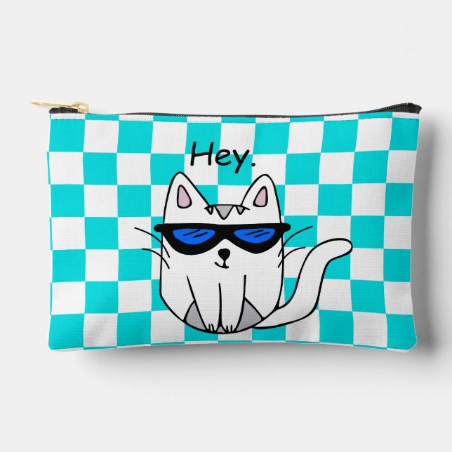 Kawaii Cat Pencil Case Accessory Pouch (Front)