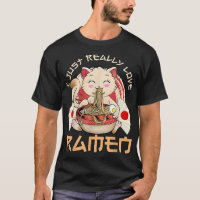 Kawaii Cat Ramen Japanese Black Anime Gift Girls B