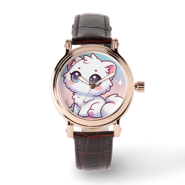Kawaii Cat Smartwatch Face Watch (Front)