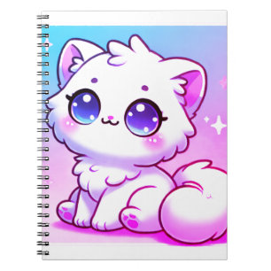 Kawaii Cat Spiral Notebook
