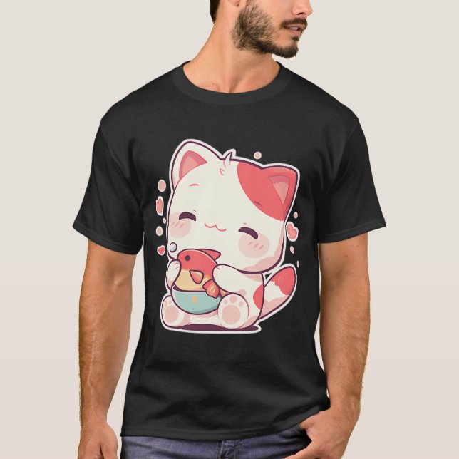 Kawaii Cat T-Shirt (Front)