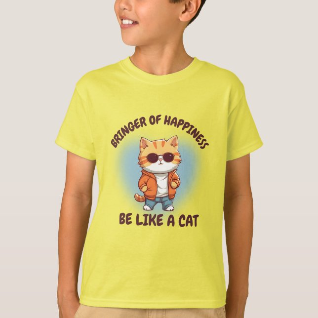 Kawaii cat T-Shirt Design (Front)