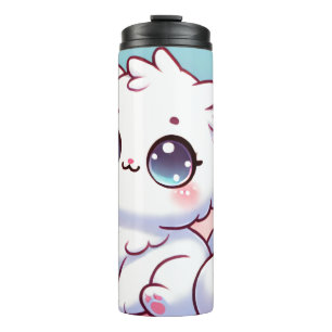 Kawaii Cat Thermal Tumbler