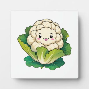Kawaii Cauliflower Plaque