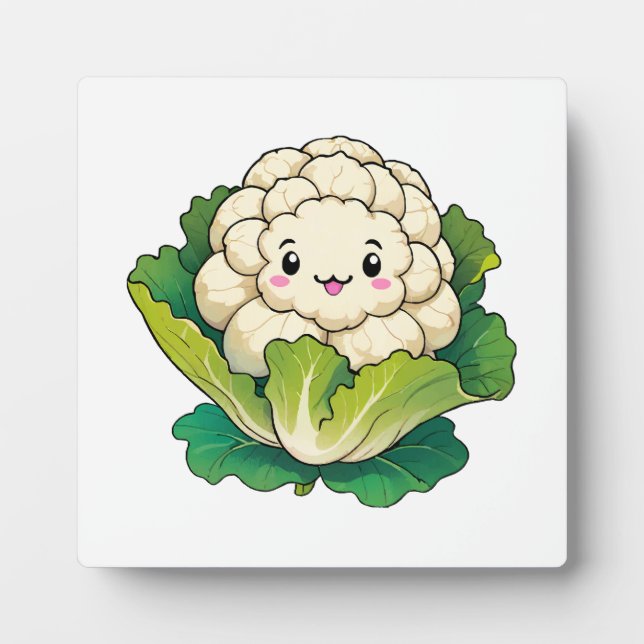 Kawaii Cauliflower Plaque (Front)