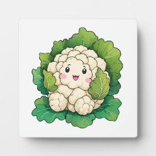 Kawaii Cauliflower Plaque