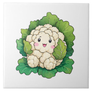 Kawaii Cauliflower Tile
