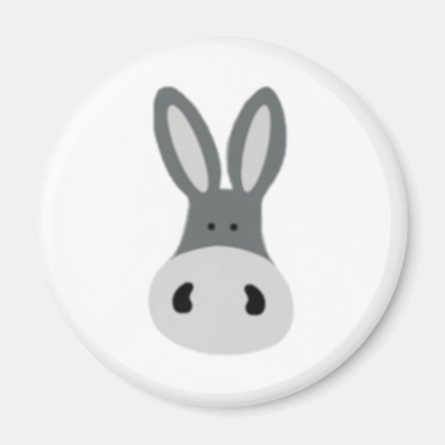 Kawaii Charlie the Donkey Magnet (Front)