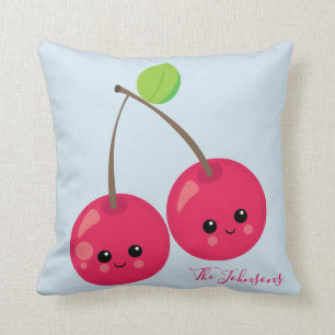 Kawaii Cherry Charm Cushion