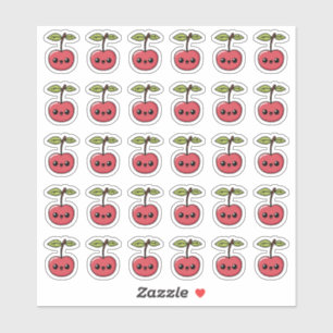 Kawaii Cherry – Cute Fruit with Smiling Face