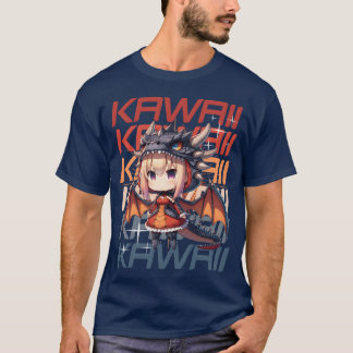 Kawaii Chibi Anime Dragon family T-Shirt