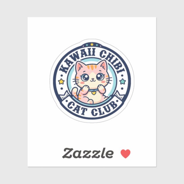 Kawaii Chibi Cat Cat Mum Gift Idea - Kawaii Chibi  (Sheet)